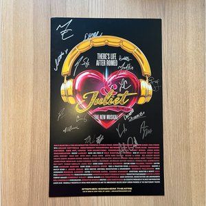 & Juliet Broadway Signed Cast Poster AUTHENTIC